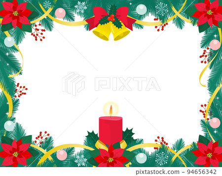 Christmas fir tree frame - Stock Illustration [94656342] - PIXTA