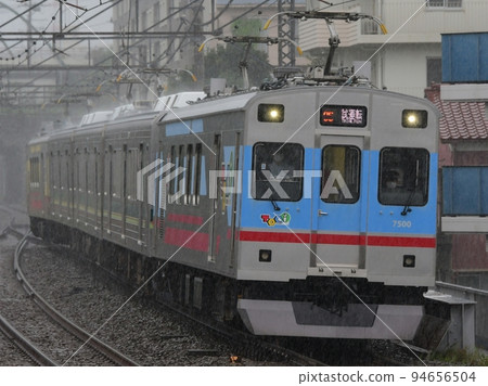 Tokyu Series 7500 TOQ-i + Series 1000 1500 Den-en-toshi Line Fujigaoka 94656504