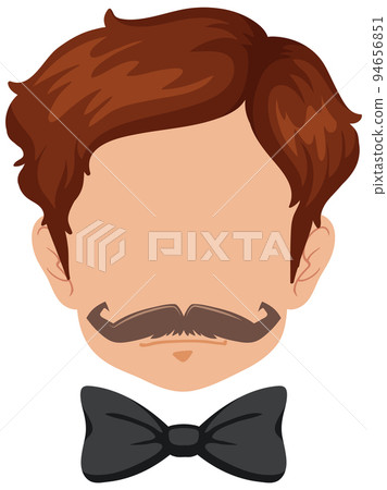 A stylish man head on white background A stylish man head on white background 94656851