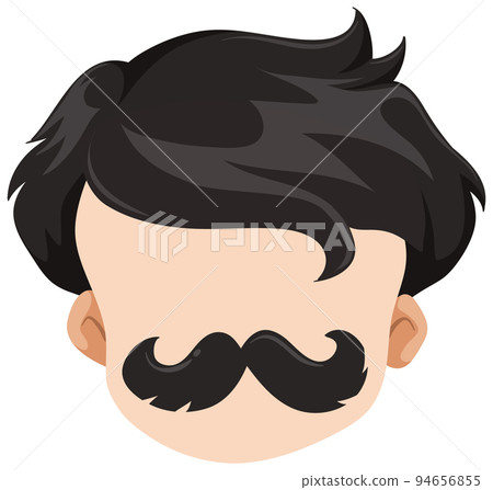 A stylish man head on white background A stylish man head on white background 94656855
