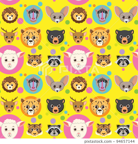Cute animals seamless pattern Cute animals seamless pattern 94657144