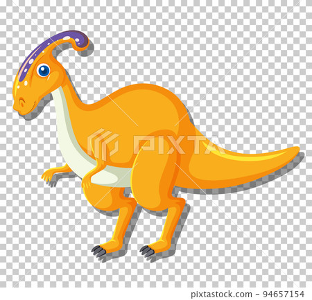 Cute parasaurolophus dinosaur isolated Cute parasaurolophus dinosaur isolated 94657154