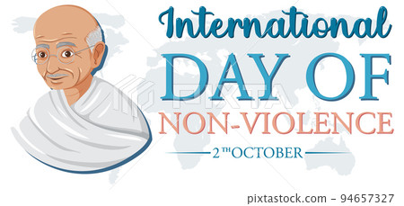 International Day of Non Violence Poster 94657327