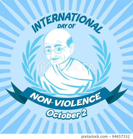 International day of non violence poster 94657332