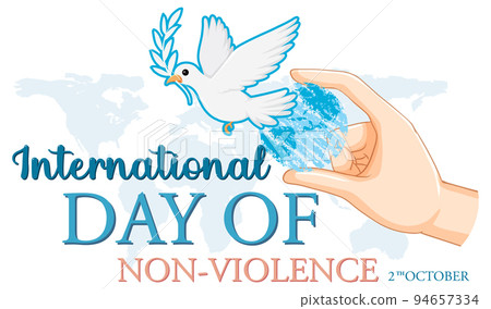 International Day of Non Violence Poster International Day of Non Violence Poster 94657334