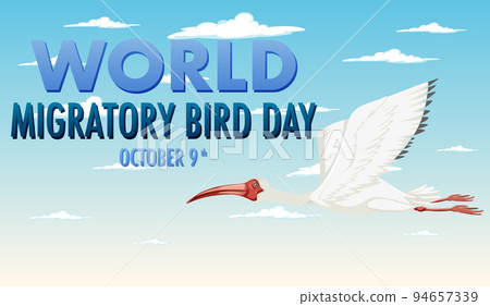 World Migratory Bird Day Banner Template 94657339