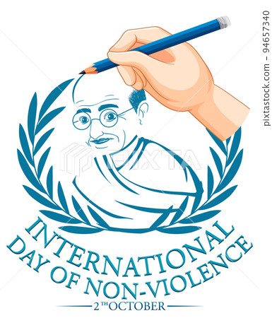 International Day of Non Violence Poster International Day of Non Violence Poster 94657340