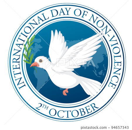 International Day of Non Violence Poster International Day of Non Violence Poster 94657343