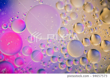 Multicolored abstract background picture made with oil, water and soap Multicolored abstract background picture made with oil, water and soap 94657573