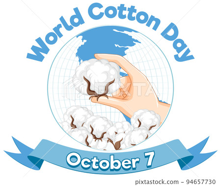 World Cotton Day Banner 94657730