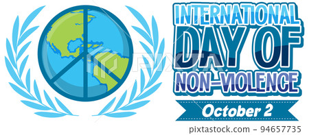 International day of non violence poster International day of non violence poster 94657735
