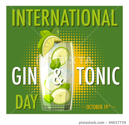 International Gin and Tonic Day Banner International Gin and Tonic Day Banner 94657739