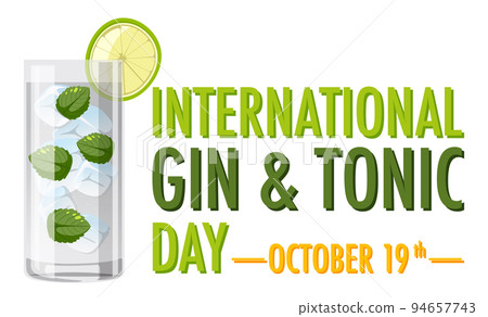 International Gin and Tonic Day Banner International Gin and Tonic Day Banner 94657743