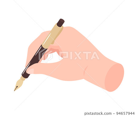 Hand Holding Pen Icon 94657944