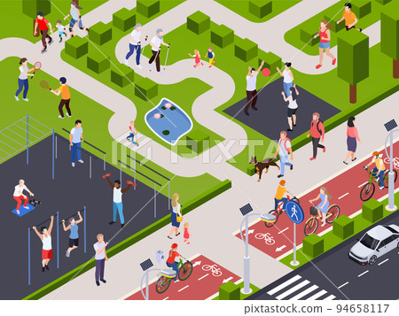 City Park Fitness Composition 94658117