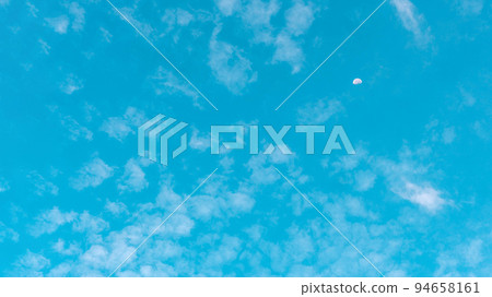 BANNER Atmosphere panorama white clouds azure blue sky Background summer open air tenderness freedom BANNER Atmosphere panorama white clouds azure blue sky Background summer open air tenderness freedom 94658161