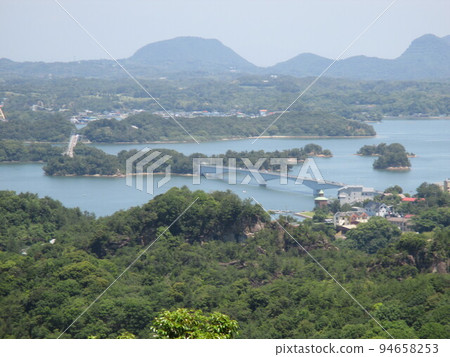 Kamiamakusa City, Kumamoto Prefecture, Amakusa's beautiful sea and island scenery 94658253