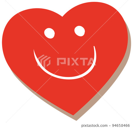 Smile heart icon isolated 94658466