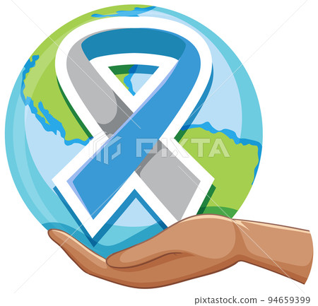 Earth planet with ribbon symbol Earth planet with ribbon symbol 94659399