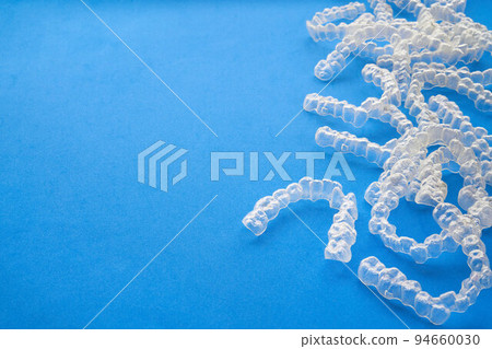 clear invisible aligners or braces used in orthodontics clear invisible aligners or braces used in orthodontics 94660030