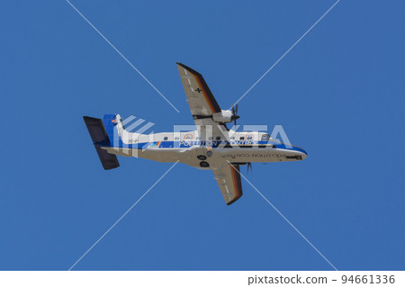 Overhead German Navy Do228NG Marine Pollution Surveillance Aircraft 94661336