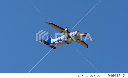 Overhead German Navy Do228NG Marine Pollution Surveillance Aircraft 94661342