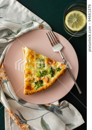 Homemade pie with red fish 94661876