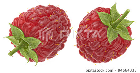 Raspberry isolated on white background 94664335