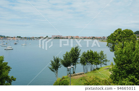 the Bay of Txingudi in Hendaye, France the Bay of Txingudi in Hendaye, France 94665011