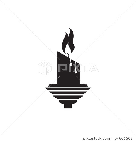 Candle Vector icon design illustration Candle Vector icon design illustration 94665505