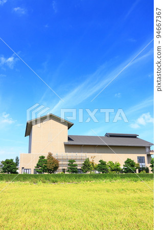 Ama City Miwa圖書館的風景 94667367