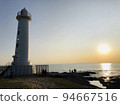 Lighthouse and sunset 94667516
