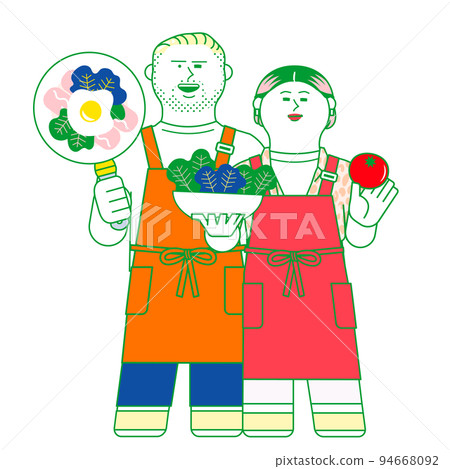 Men and women who cook 94668092