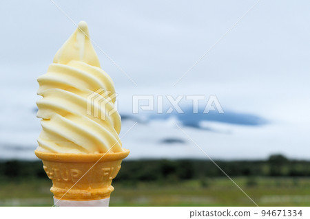 Japan's best milk soft serve ice cream Japan's best milk soft serve ice cream 94671334