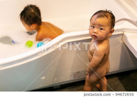 Brothers taking a bath Infant Toddler Brothers taking a bath Infant Toddler 94672650