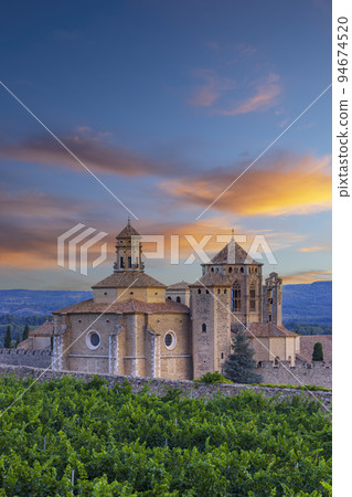 Royal Abbey of Santa Maria de Poblet, cistercian monastery, Catalonia, Spain Royal Abbey of Santa Maria de Poblet, cistercian monastery, Catalonia, Spain 94674520