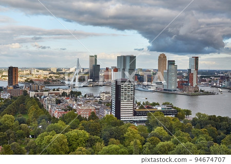 Rotterdam panoramic view 94674707
