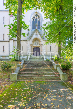 Church of St. Francis of Assisi on sunny summer day Church of St. Francis of Assisi on sunny summer day 94675613