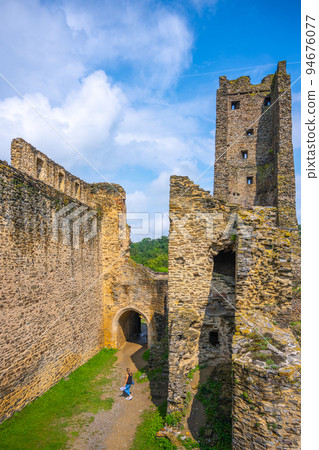 Okor - ruins of medieval castle near Prague 94676077