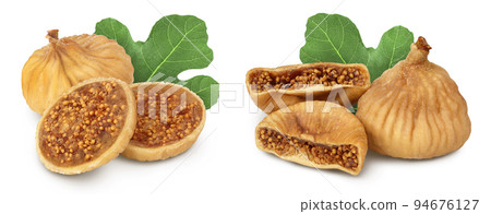 dried fig isolated on white background with full depth of field dried fig isolated on white background with full depth of field 94676127