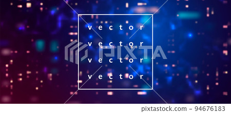 Vector futuristic technology background. Digital network concept. Big data analysis 94676183