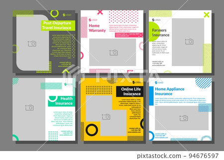 Template banner set, vector illustration 94676597