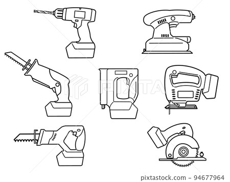 電動工具線描集 94677964