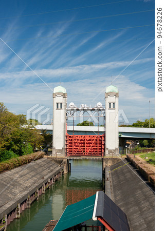 Misu Lock Gate in Fushimi Ward, Kyoto City Misu Lock Gate in Fushimi Ward, Kyoto City 94678226