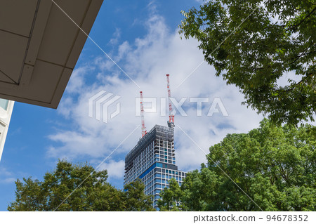 High-rise building under construction (Naka-ku, Nagoya) High-rise building under construction (Naka-ku, Nagoya) 94678352