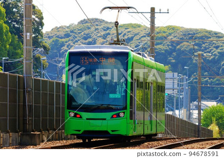 Chikuho Electric Railway Anao Station Type 5000 ~Light Green~ Chikuho Electric Railway Anao Station Type 5000 ~Light Green~ 94678591