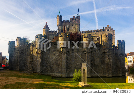 Gravensteen medieval castle at Ghent in Belgium Gravensteen medieval castle at Ghent in Belgium 94680923