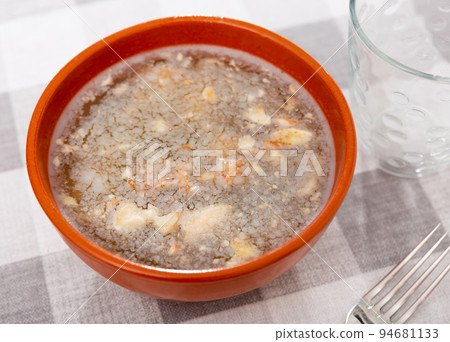 Kholodets served on dinning table Kholodets served on dinning table 94681133