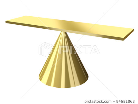 3d rendering golden scales 94681868