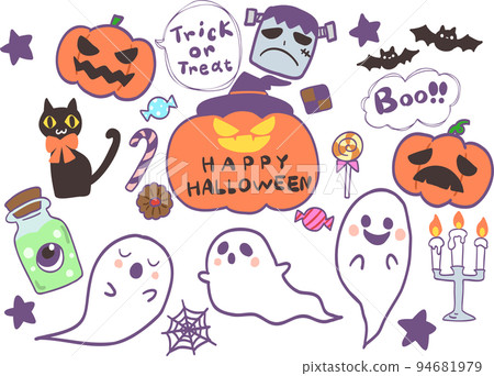 Halloween material set 94681979